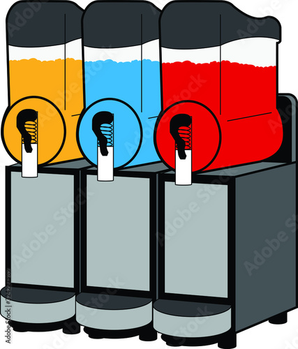 Slush Machine icon, vector illustration.