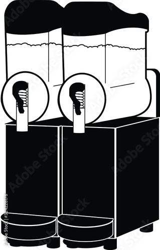 Slush Machine icon, vector illustration.