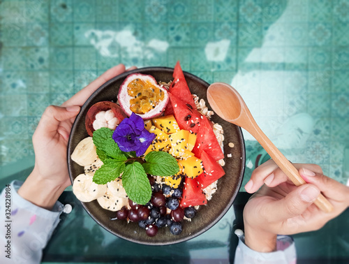 Healthy food concept.