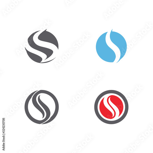 Set S Logo Template vector symbol