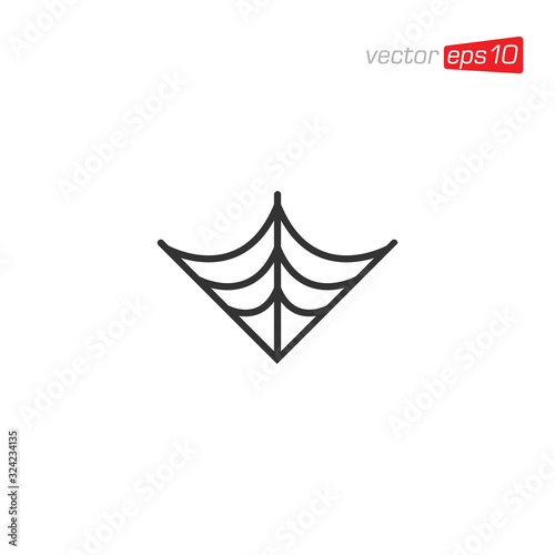 Spider Web Icon Design Vector © Mussyayin