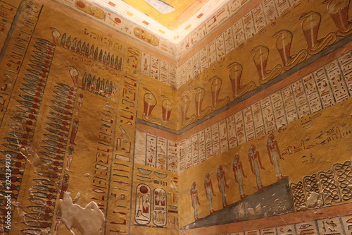 Photos Luxor, Egypt: Detail of artwork in Tomb KV2, the burial place of pharaoh Rameses IV in the Valley of the Kings, on the West Bank of the Nile River
