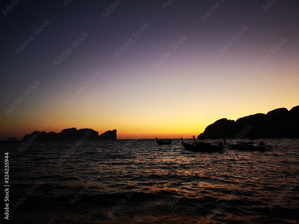 Sonnenuntergang Ko Phi Phi Thailand