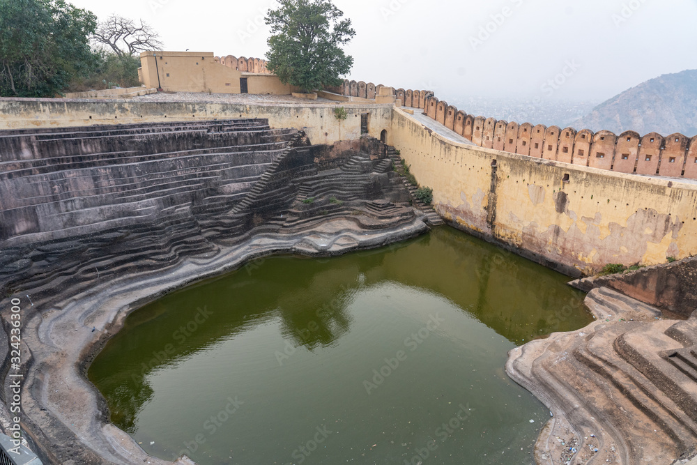 Nahargarh Step Well in Jaipur, India