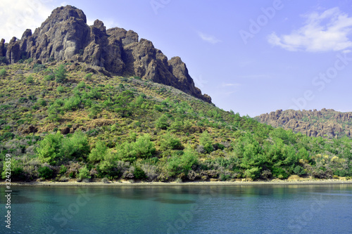 mountains on the Aegean coast. Turkey © Igor