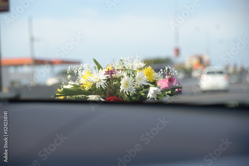 Marry decoration flowers photo