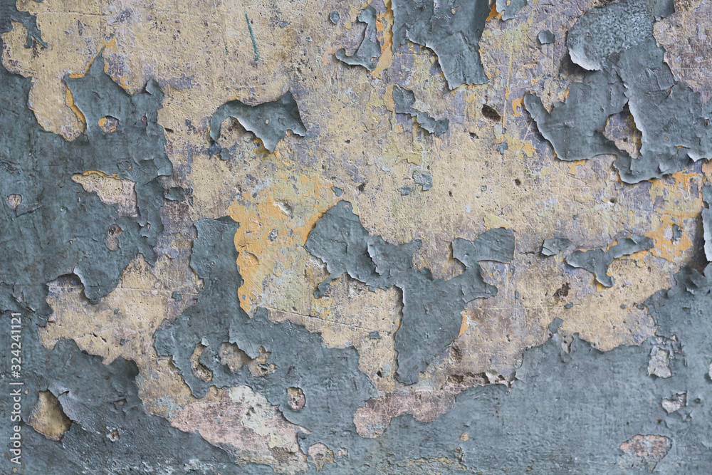 Fototapeta premium Cement rough wall abstract texture and background.