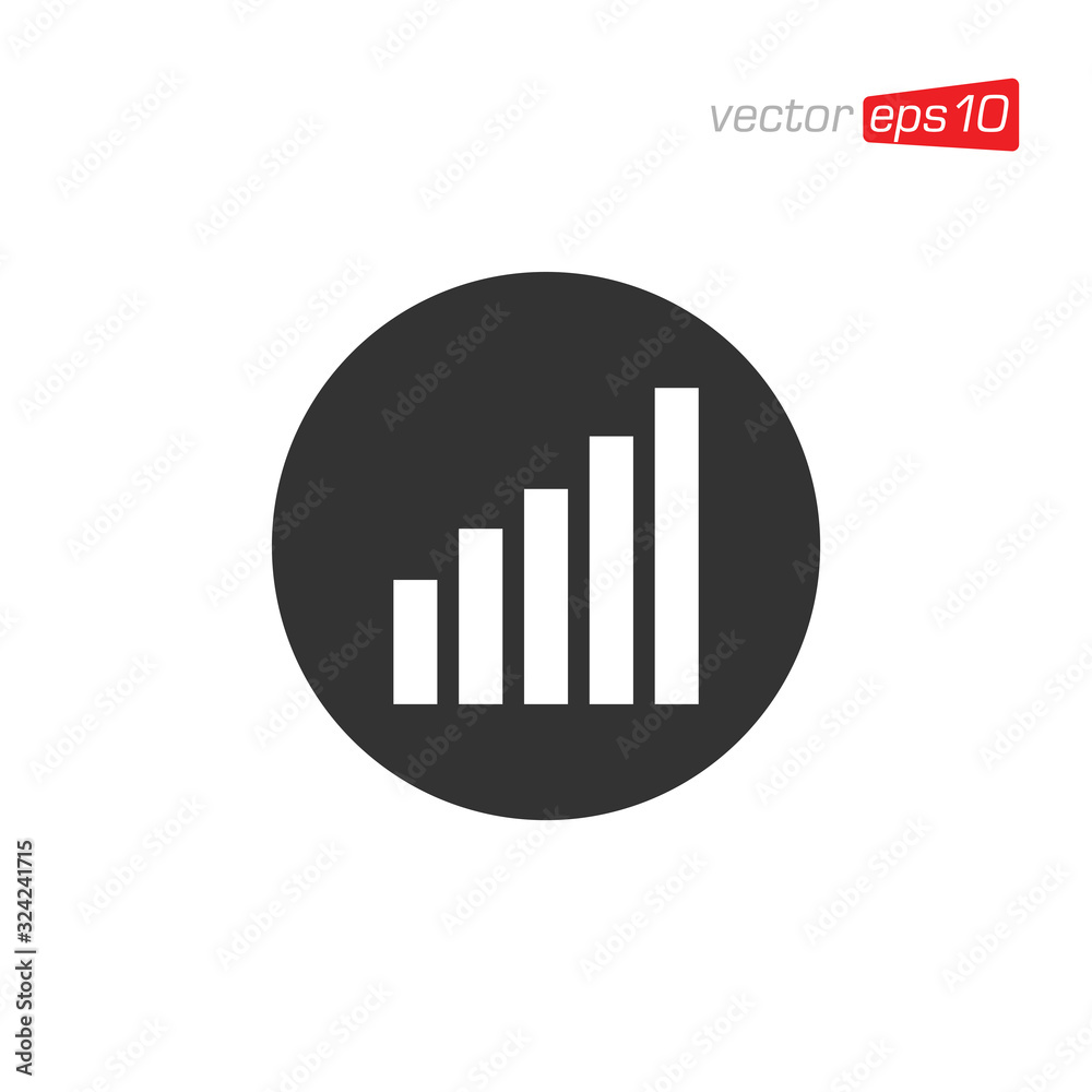 Growth Chart Icon Logo Design Vector Growth Chart Icon Logo Design Vector