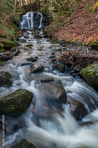 Wharnley Burn Waterfall, County Durham photo