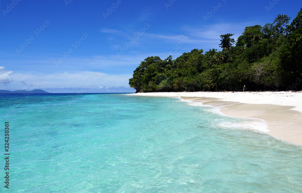 molana island in saparua district in Indonesia