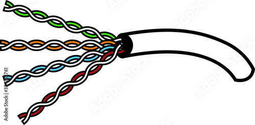 lan ethernet  cable icon