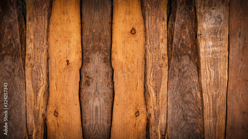 Old rustic wood planks wall texture - wooden background