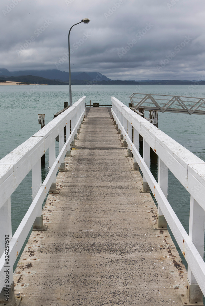 Opononi Hokianga River New Zealand Pier Jatty