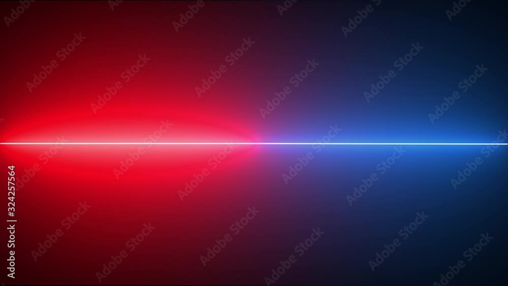 Stock 4k: Animation of police lights, red blue emergency lights on black background. Royalty high-quality free best stock footage of defocused police red blue emergency lights car flashing in night