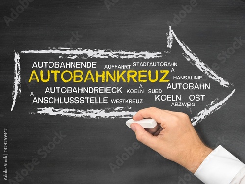 Autobahnkreuz photo