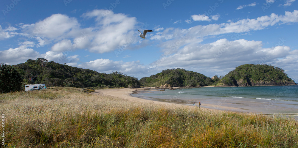 Matapouri Tutukaka New Zealand coast Beach Matapouri Tutukaka New Zealand coast Beach