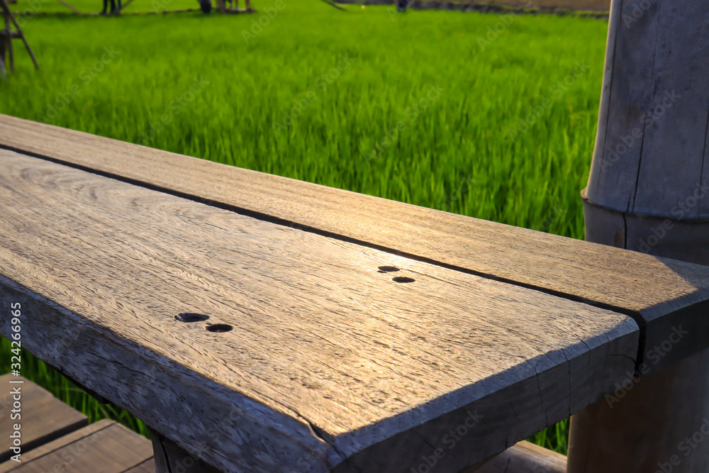 Fresh spring green grass and wood floor. Beauty natural background. Fresh spring green grass and wood floor. Beauty natural background.