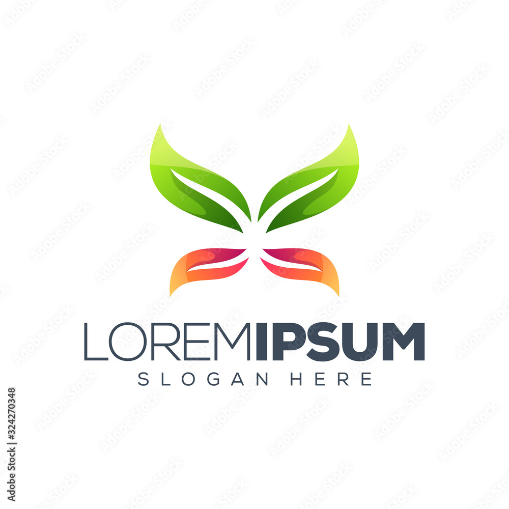 butterfly logo design vector illustration butterfly logo design vector illustration
