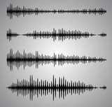 Sound waves, vector design