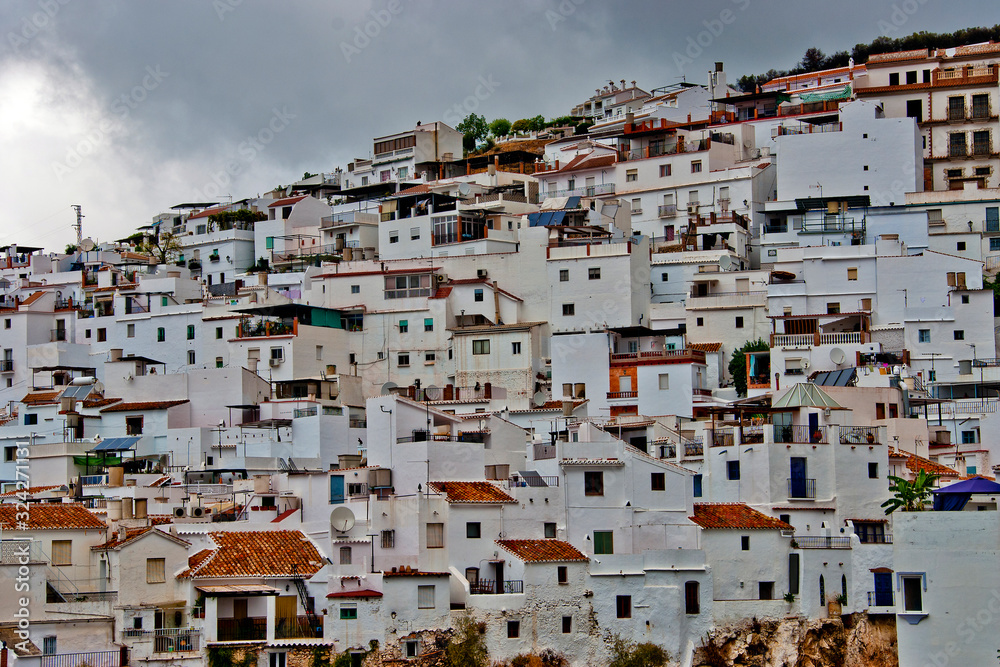 Obraz premium Competa Costa Del Sol Andalucia Spain
