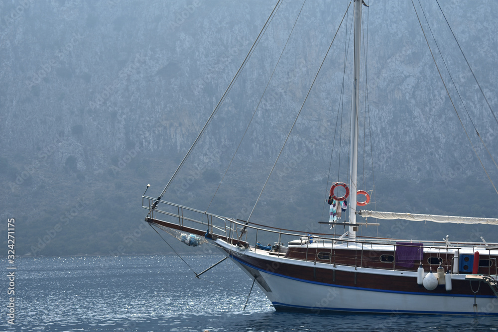 Fototapeta premium yacht at sea