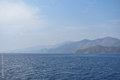 mountains on the Aegean coast. Turkey © Igor