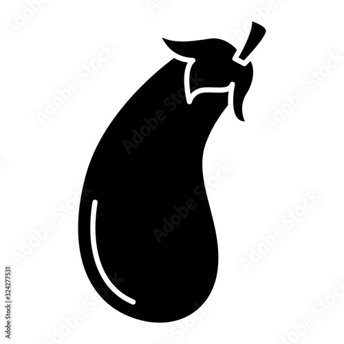 Eggplant icon vector