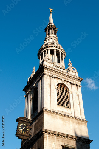 St Mary le Bow Church on Cheapside, London, UK photo