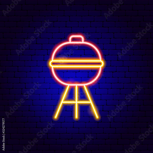 Barbecue Grill Neon Sign