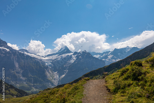 Fototapeta Naklejka Na Ścianę i Meble -  Switzerland Alps - The One Of The Most Beautiful Places On Earth