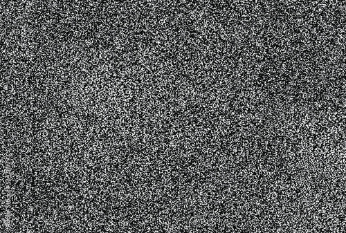 Distressed overlay texture of weaving fabric, cloth knitted. Vector illustration. Grunge black and white abstract monochrome background.