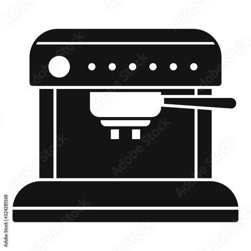 Aeropress coffee machine icon. Simple illustration of aeropress coffee machine vector icon for web design isolated on white background