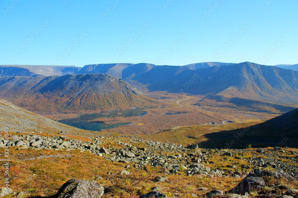 panorama of Khibiny Mountains