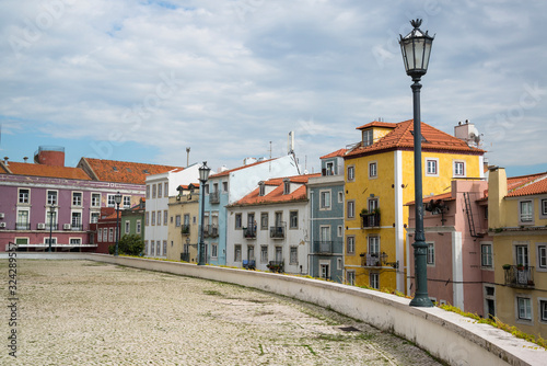 Typical houses, Campo de Santa Clara, Alfama, Portugal
