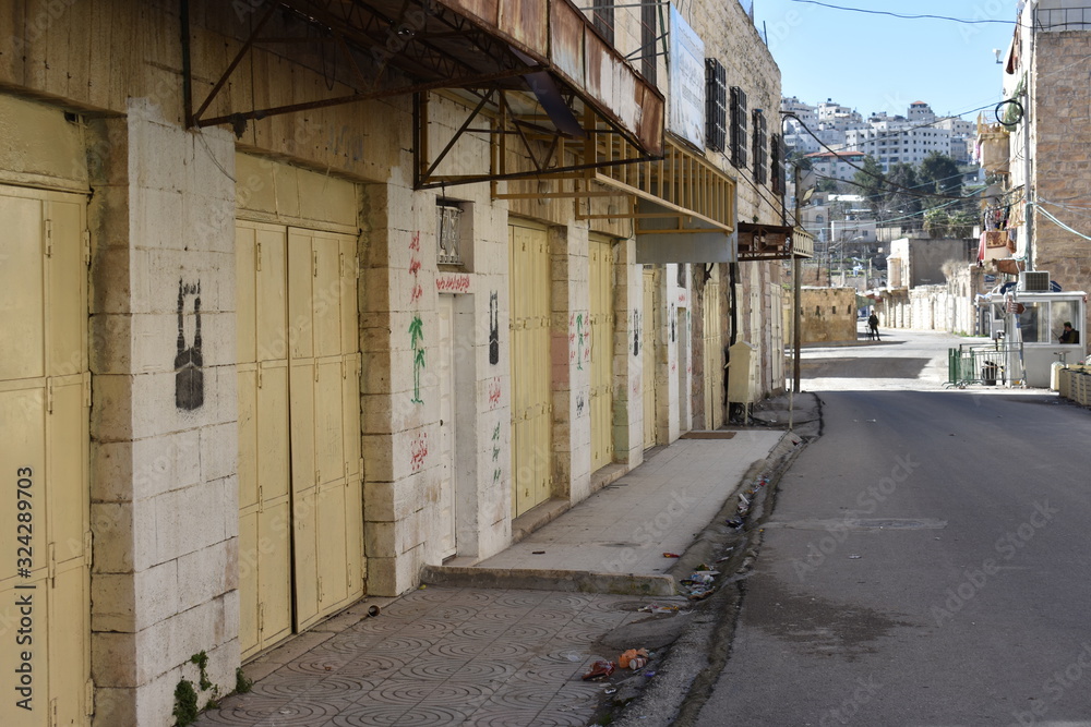 poverty and desolation in Palestine, Bethlehem - obrazy, fototapety, plakaty 
