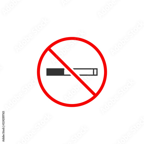 Free Download No Smoking Sign Icon Design Vector - GFXLoad