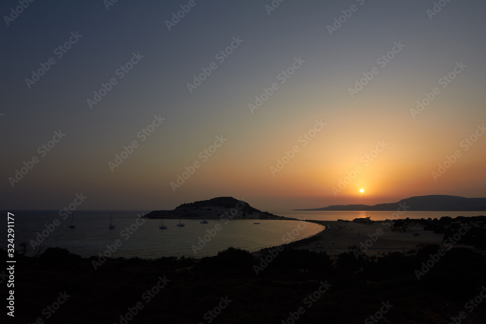 Sunset in Elafonisos