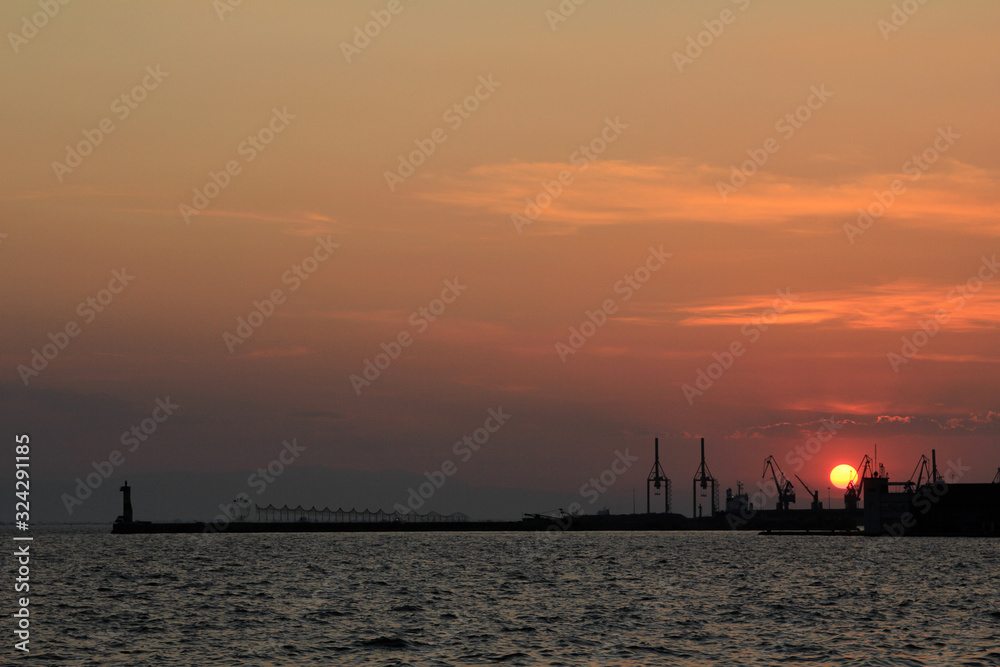 Sunset in Thessaloniki 2