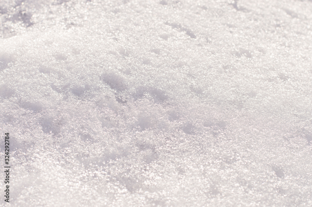 Obraz premium high angle view of snow texture