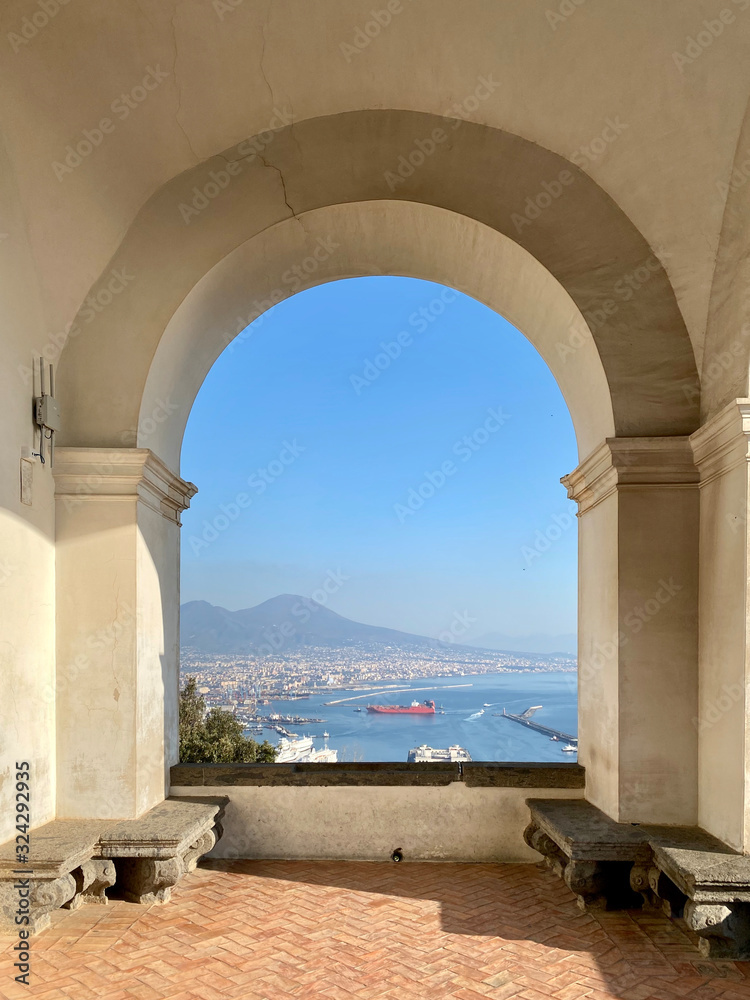 View of Naples from San Martino museum