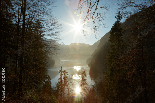 Afternoon view to the Koenigssee