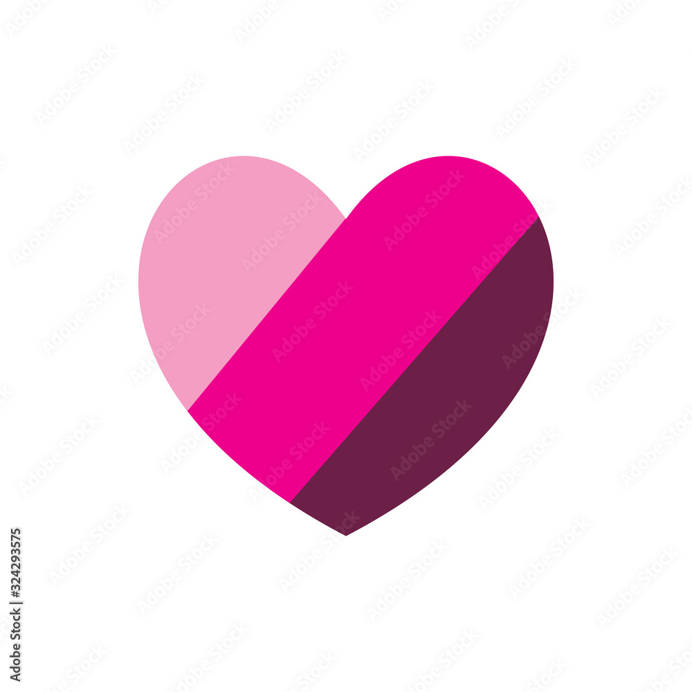 hearth love color shape logo design hearth love color shape logo design