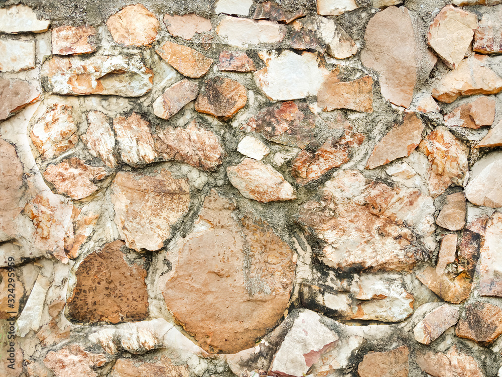 Fototapeta premium Red granite texture and surface for background