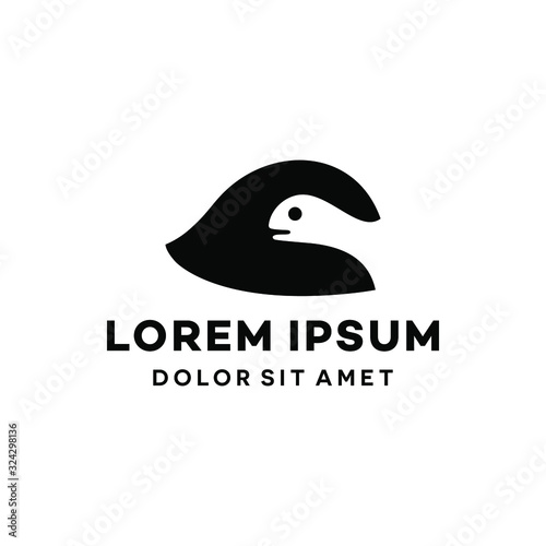 kangaroo wallaby logo icon design illustration in trendy minimal line style isolated on white background