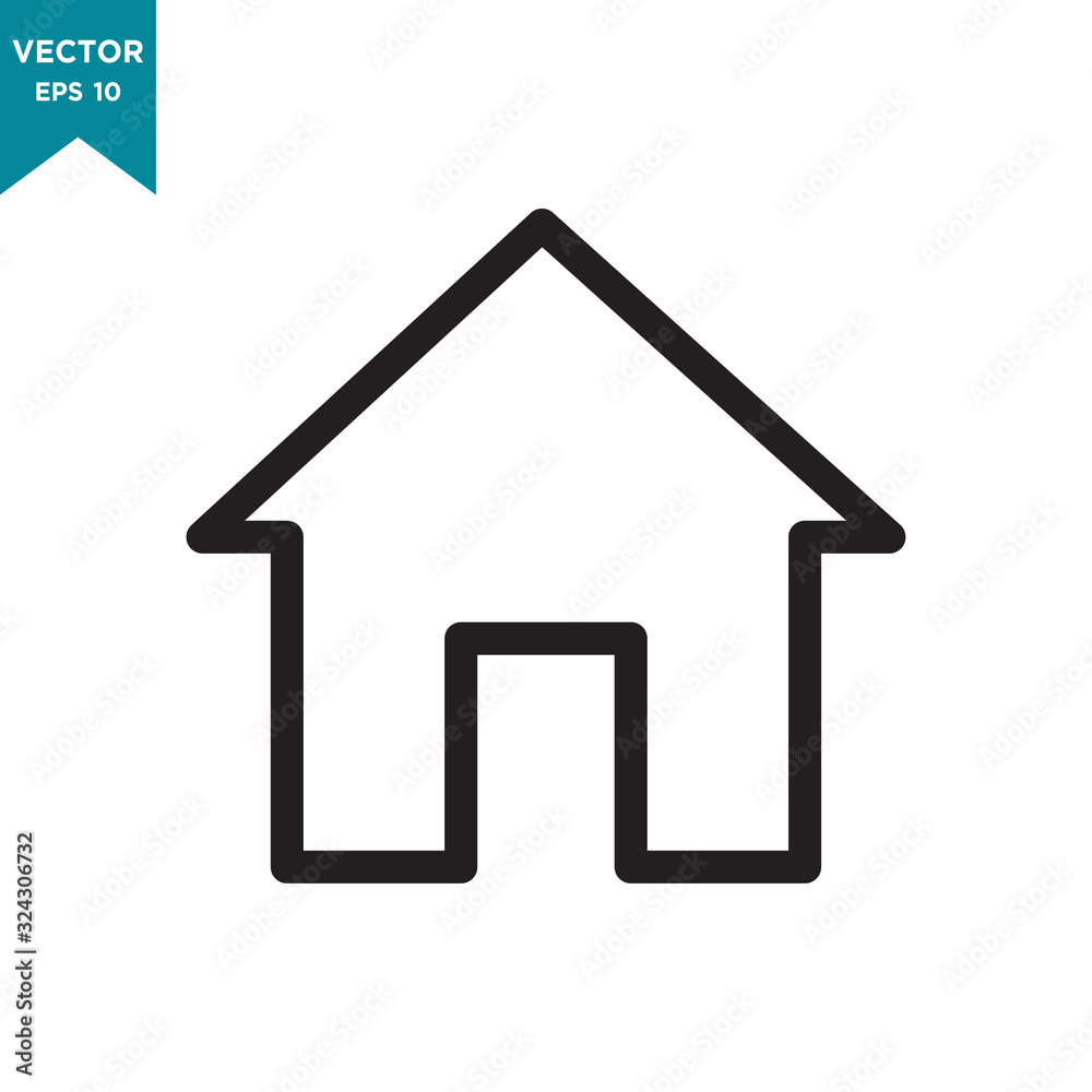 house vector icon in trendy flat design house vector icon in trendy flat design