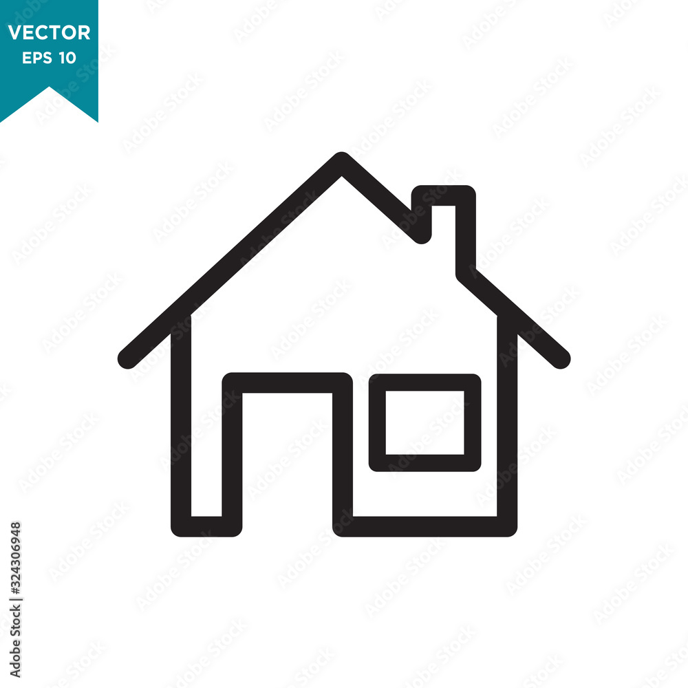 house vector icon in trendy flat design house vector icon in trendy flat design