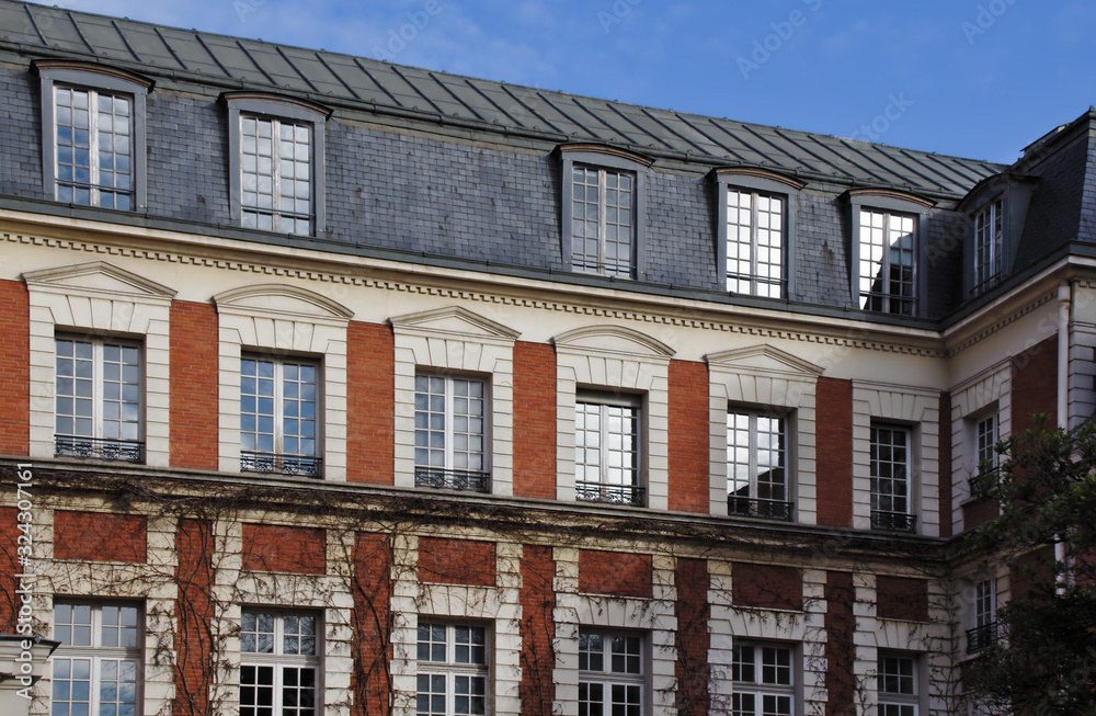 facade of an old building