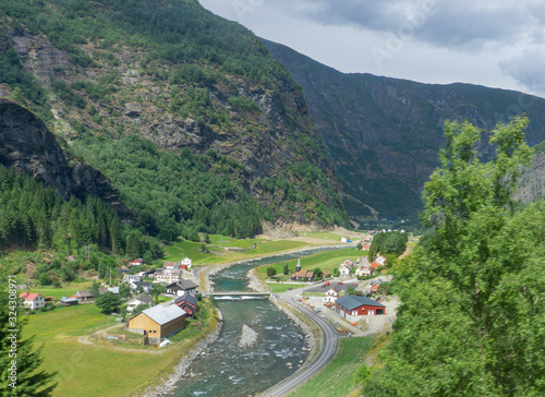 Unique Norwegian landscapes along the Flamian railway. © AntKus