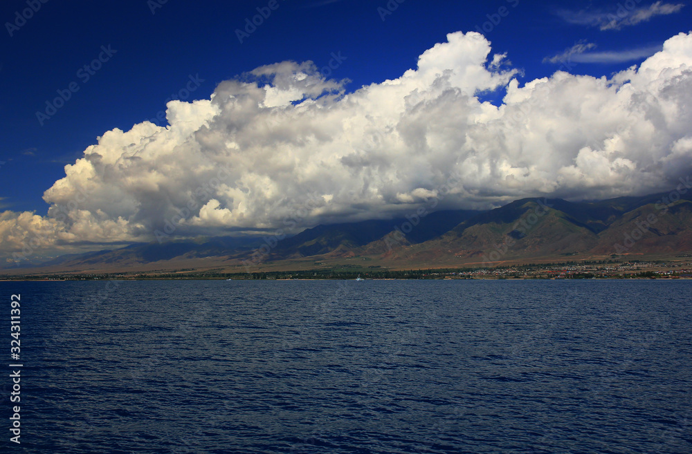 Issyk-Kul Lake Kyrgyzstan - unique colors Issyk-Kul Lake Kyrgyzstan - unique colors