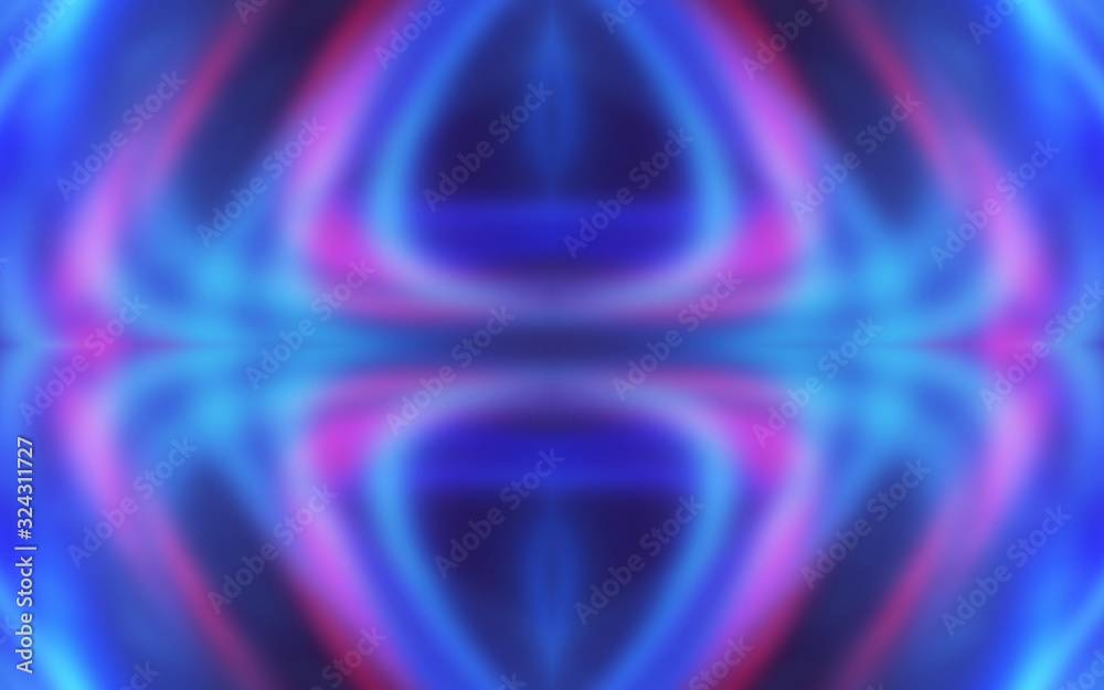 Dark abstract futuristic background. Neon lines glow. Neon lines, shapes. Pink-blue glow. Empty Stage Background Dark abstract futuristic background. Neon lines glow. Neon lines, shapes. Pink-blue glow. Empty Stage Background